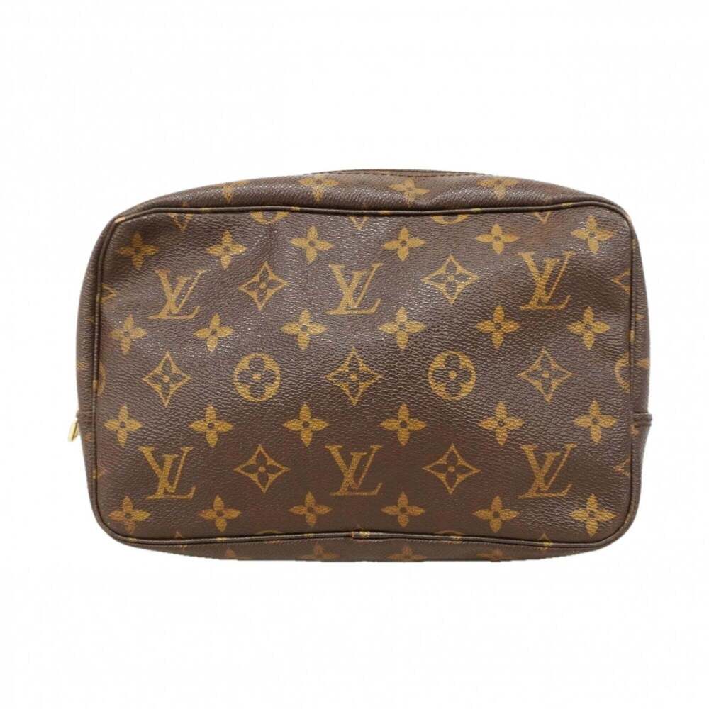 LOUIS VUITTON Brown Monogram Pouch - Picture 1 of 8